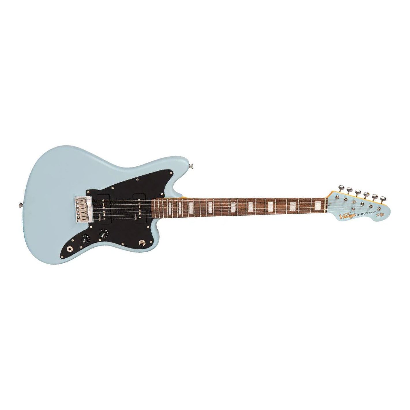 V65 HT EL GUITAR-TWIN SOAPBAR SATIN BLUE