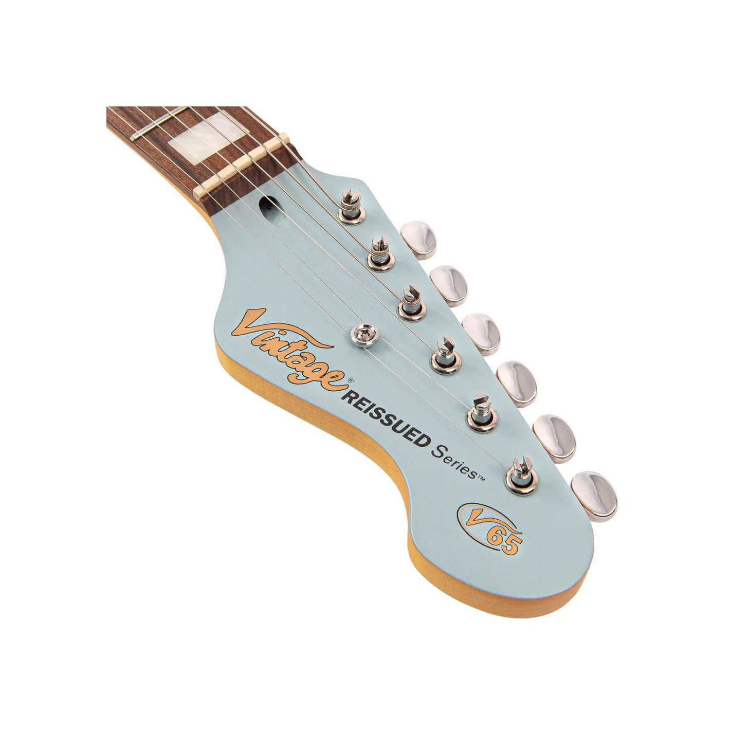 V65 HT EL GUITAR-TWIN SOAPBAR SATIN BLUE