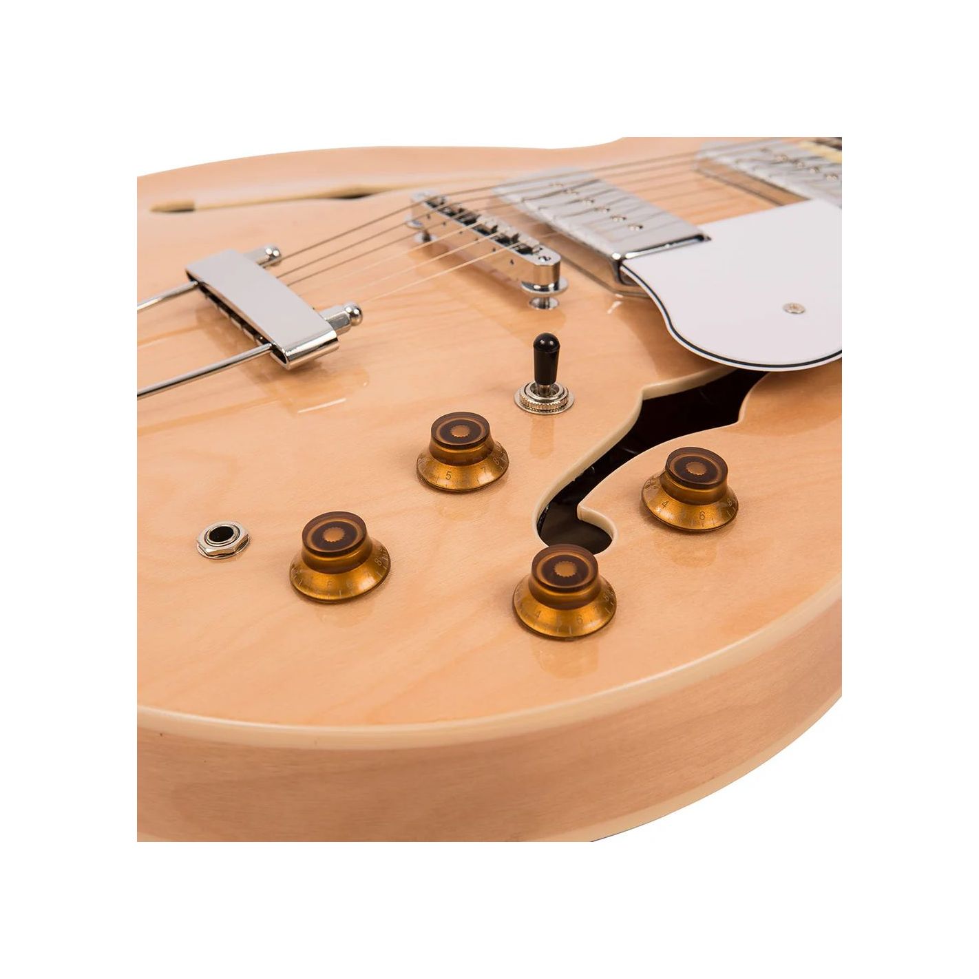 SEMI-AC. GUITAR TWIN W90 NATURAL MAPLE