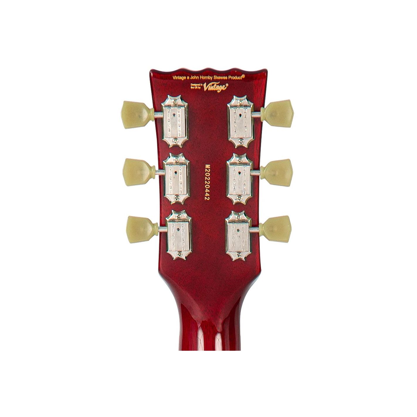 SEMI-AC GUITAR-CHROME SOAPBAR-CH. RED