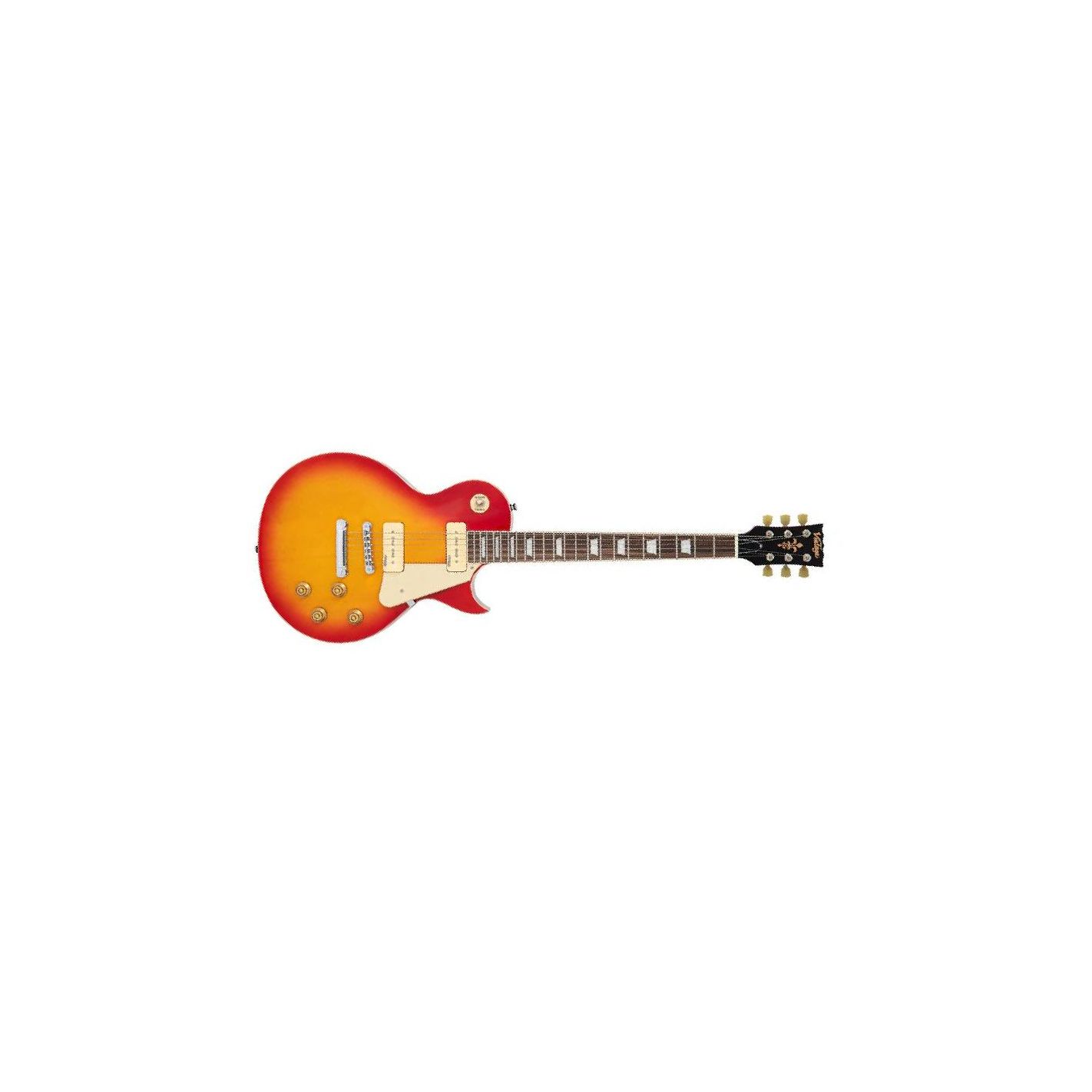 EL. GUITAR TWIN SOAPBAR CHERRY SUN