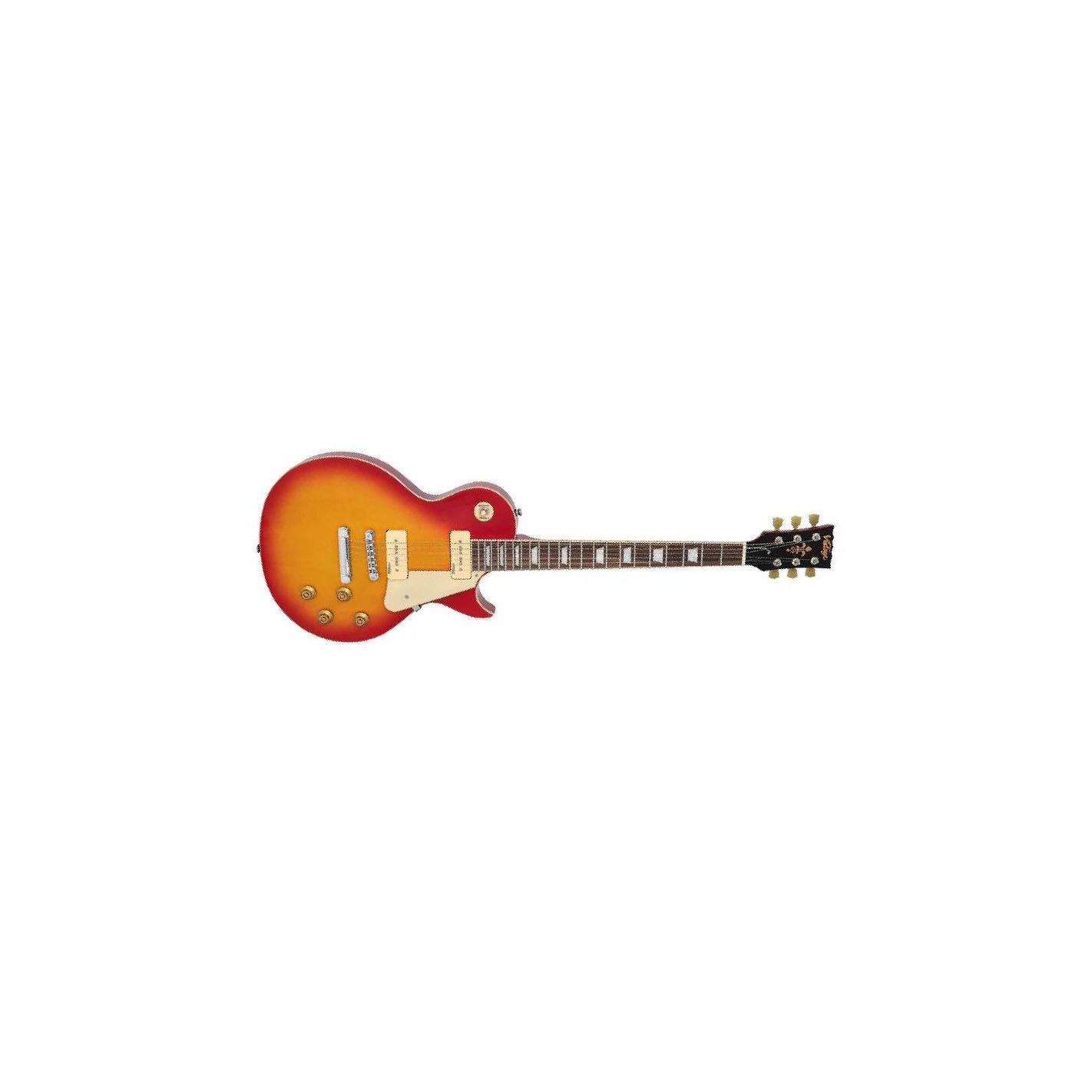 EL. GUITAR TWIN SOAPBAR CHERRY SUN