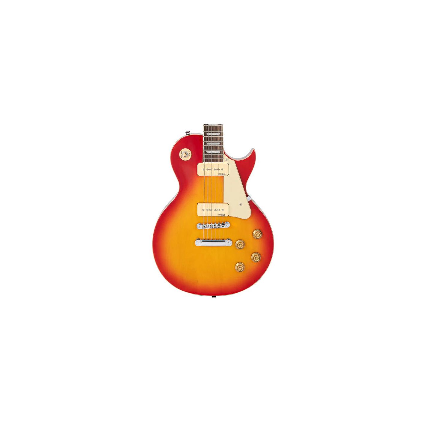 EL. GUITAR TWIN SOAPBAR CHERRY SUN