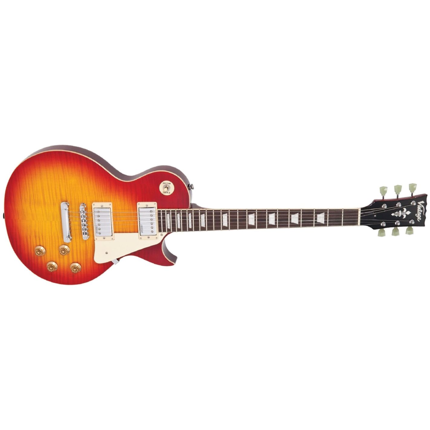 V100 EL.GUITAR FLAME CHERRY SUNBURST