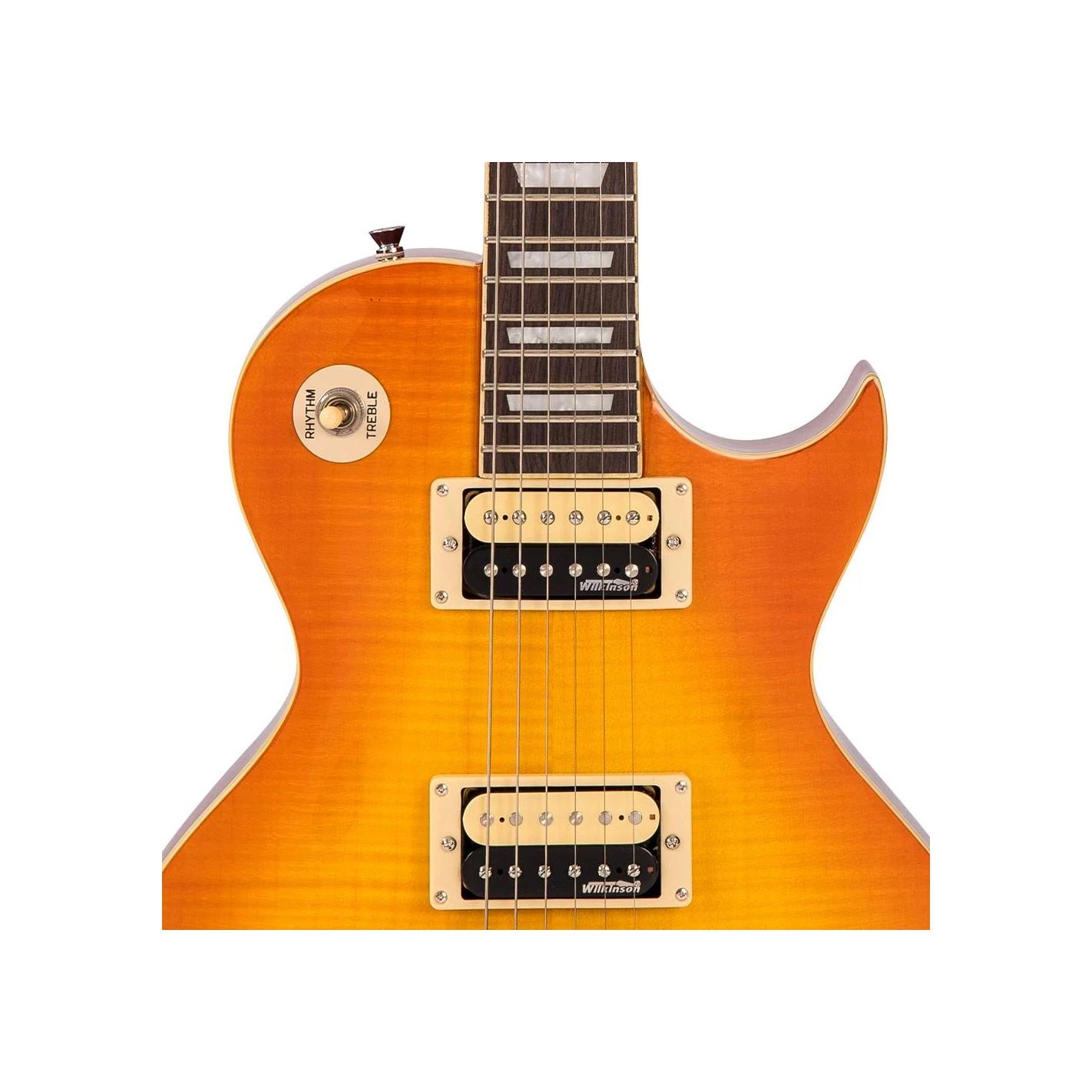 V100 FLAMED MAPLE THRU HONEYBURST