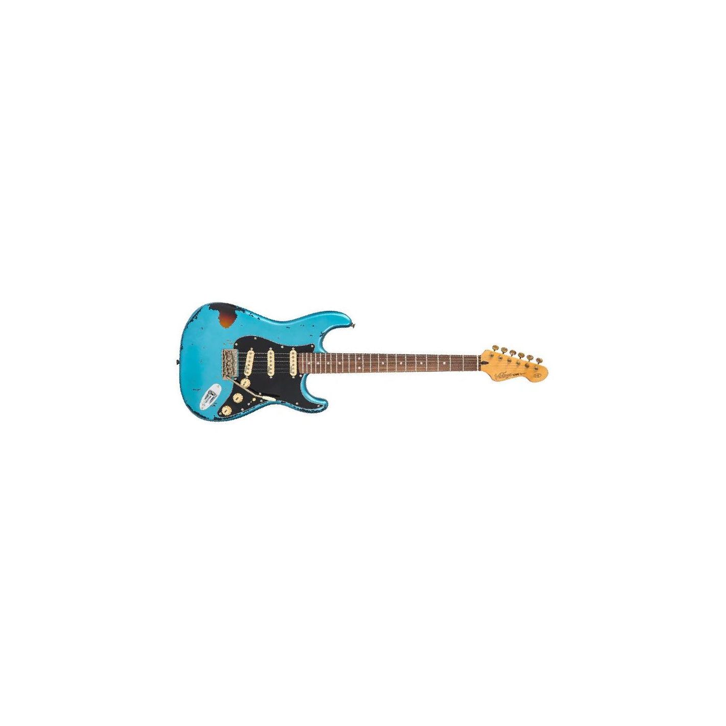 V6 ICON-DISTRESSED GUN HILL BLUE SUNBURST