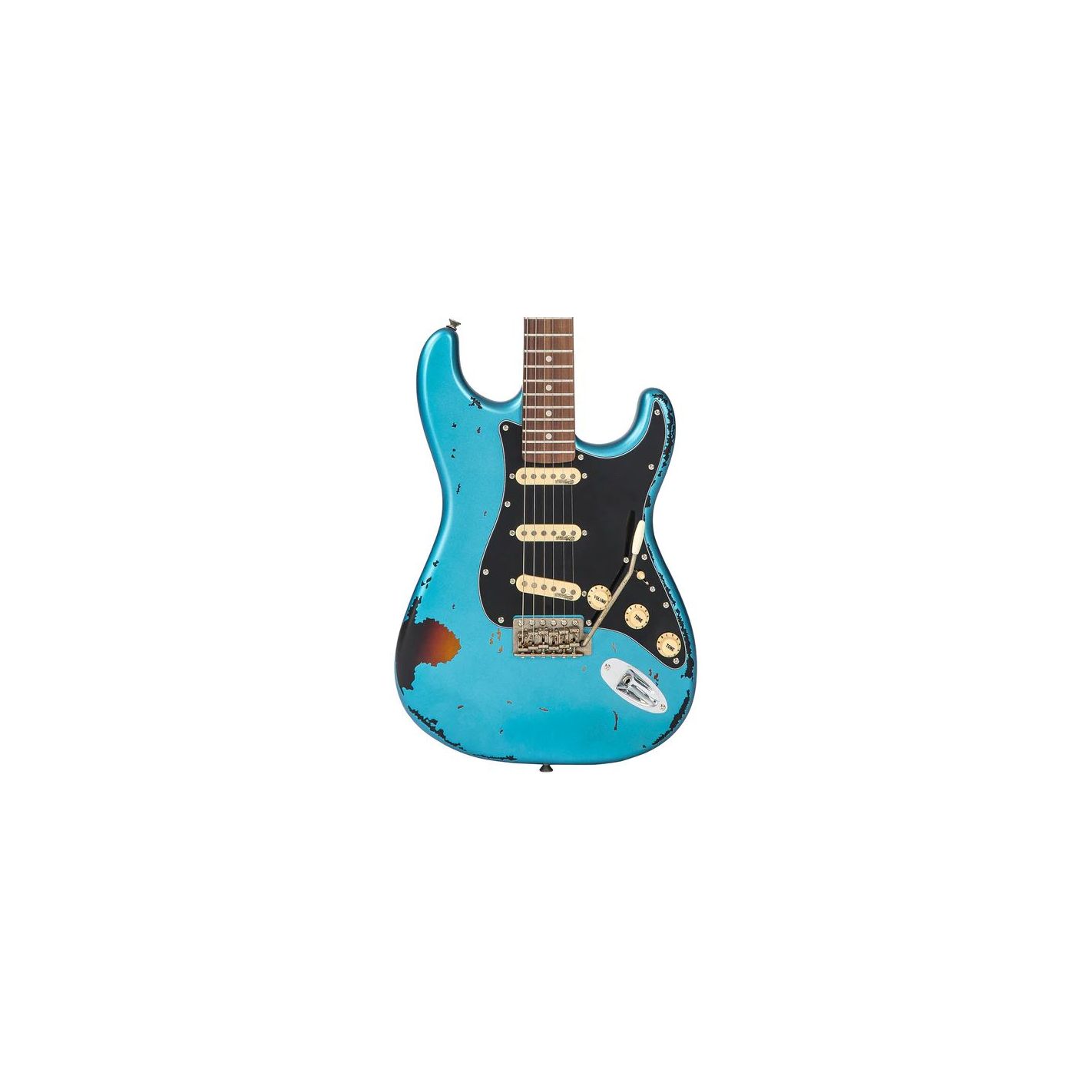 V6 ICON-DISTRESSED GUN HILL BLUE SUNBURST