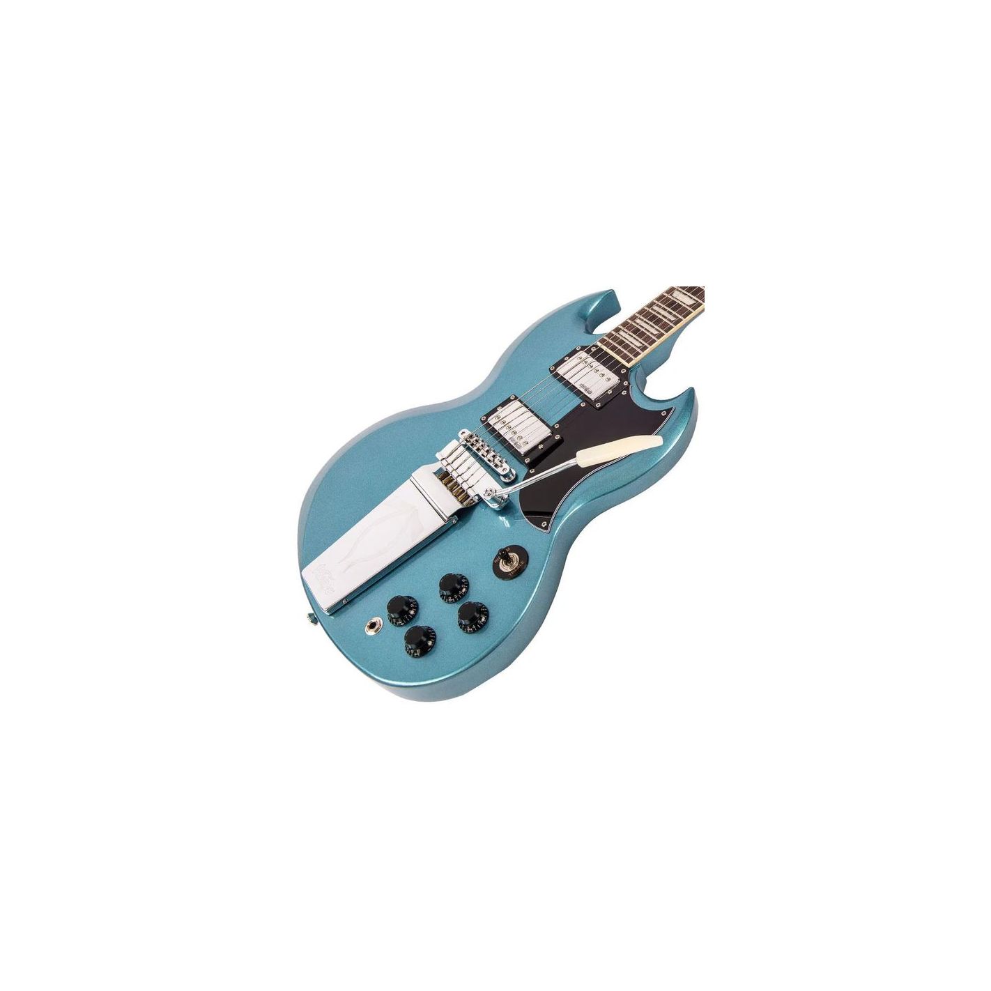 VS6 W-VIBROLA TAILPIECE GUN HILL BLUE