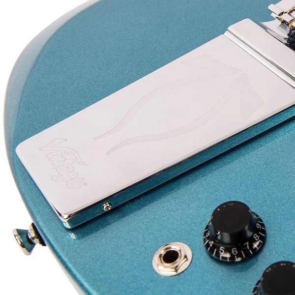 VS6 W-VIBROLA TAILPIECE GUN HILL BLUE