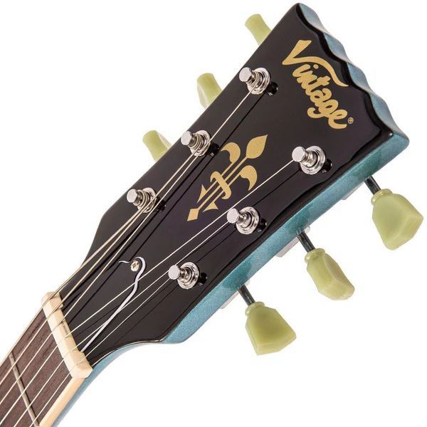 VS6 W-VIBROLA TAILPIECE GUN HILL BLUE