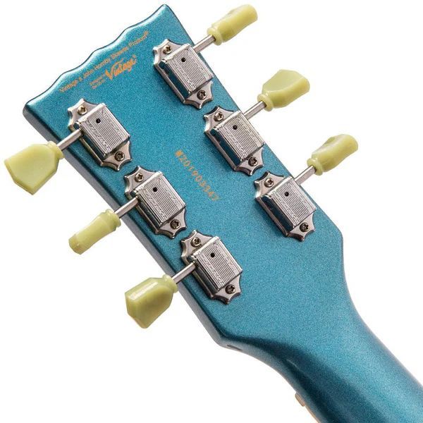 VS6 W-VIBROLA TAILPIECE GUN HILL BLUE