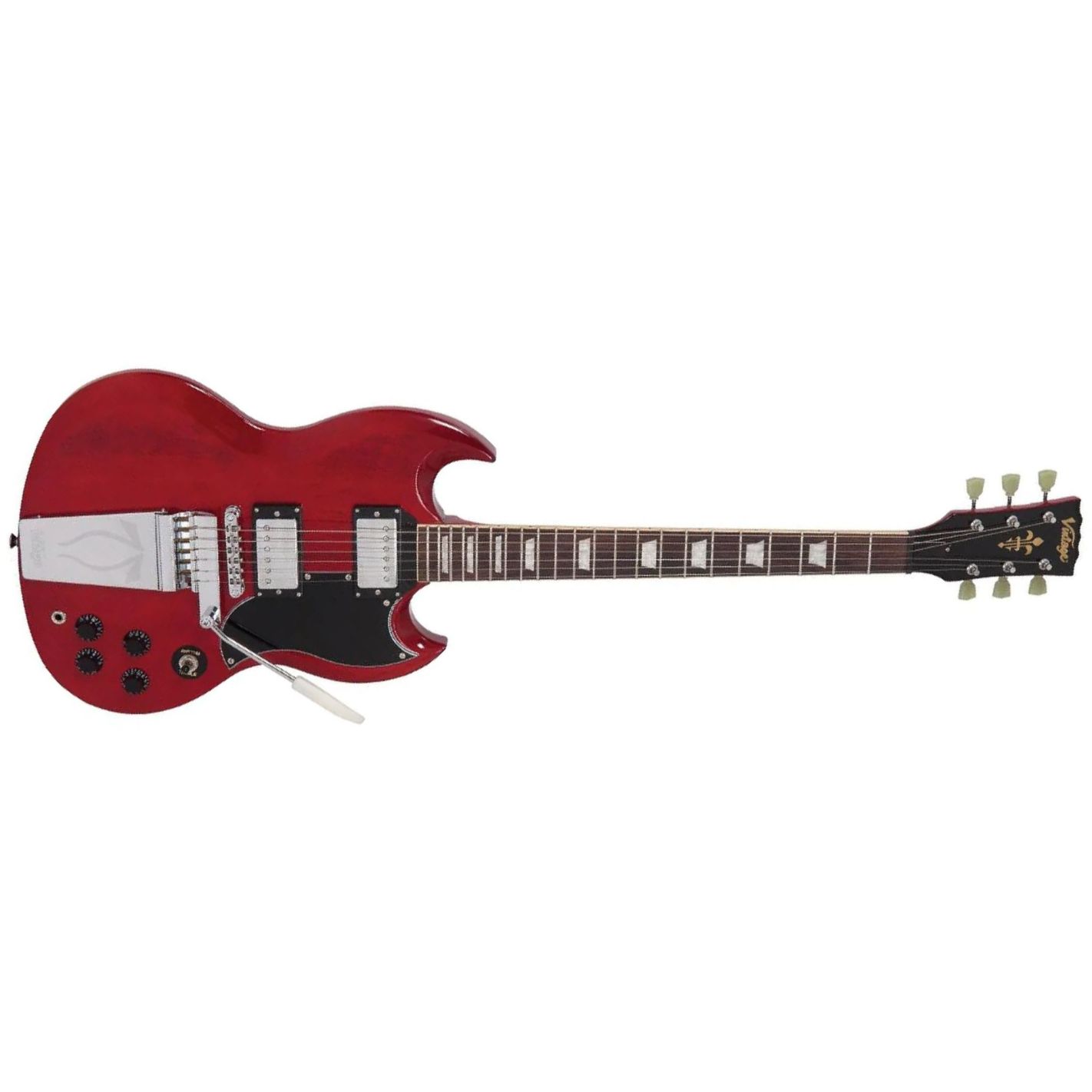 VS6 GUITAR W-VIBROLA TAILPIECE CHERRY RED