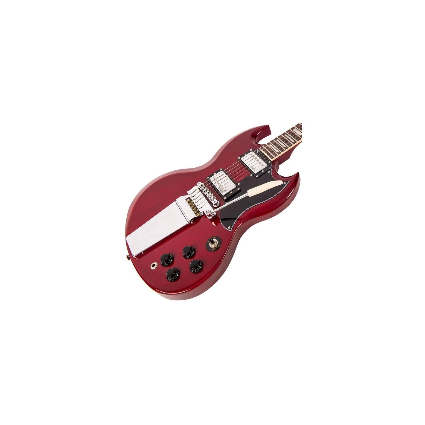 VS6 GUITAR W-VIBROLA TAILPIECE CHERRY RED