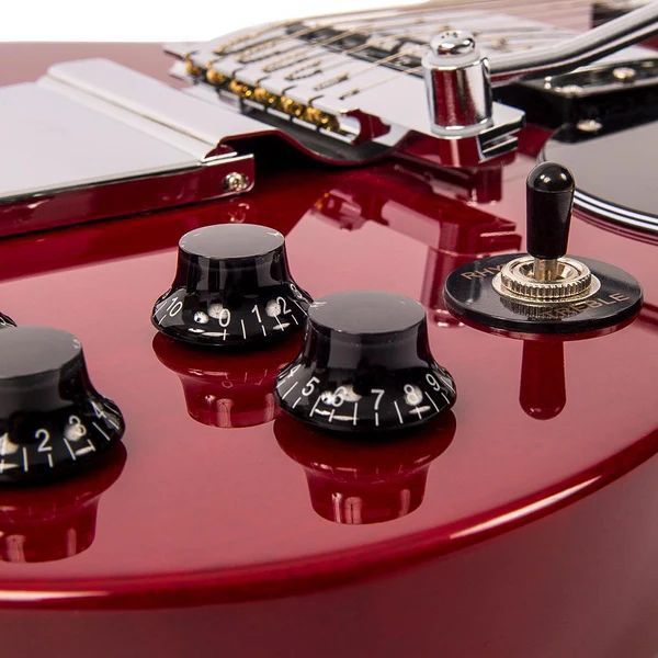 VS6 GUITAR W-VIBROLA TAILPIECE CHERRY RED
