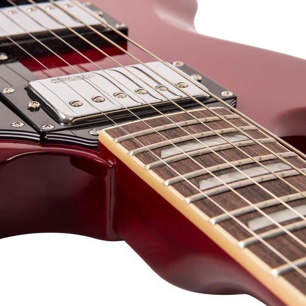 VS6 GUITAR W-VIBROLA TAILPIECE CHERRY RED