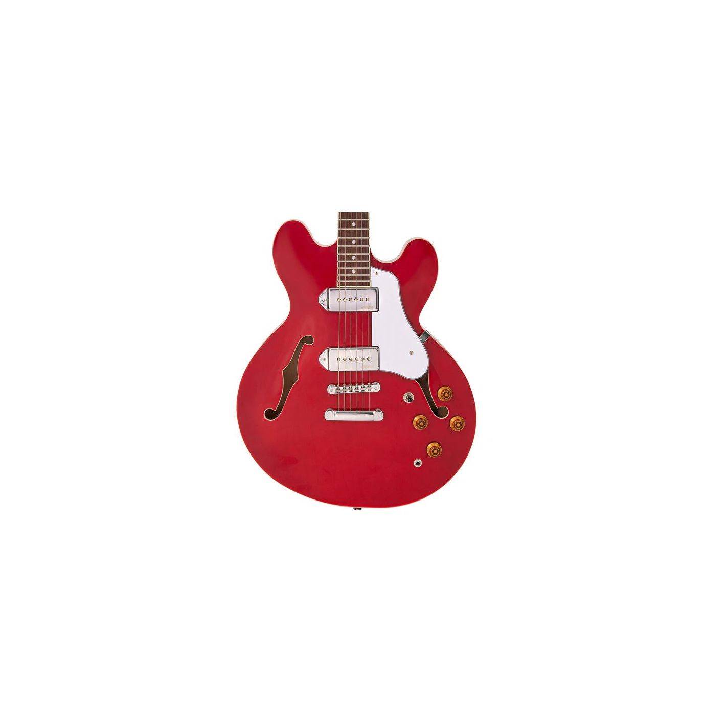 VSA500 SEMI-AC GUITAR W-BIGSBY-CHERRY RED