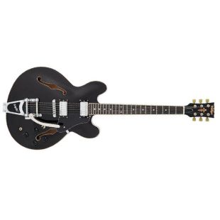 VSA500 SEMI-AC GUITAR W-BIGSBY GLOSS BLK