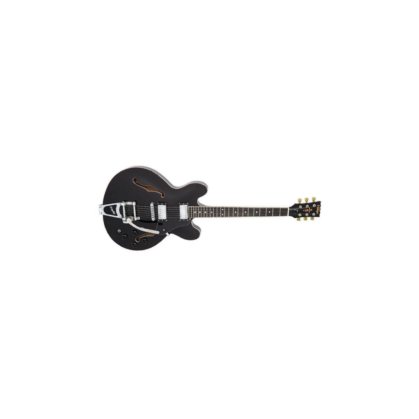 VSA500 SEMI-AC GUITAR W-BIGSBY GLOSS BLK