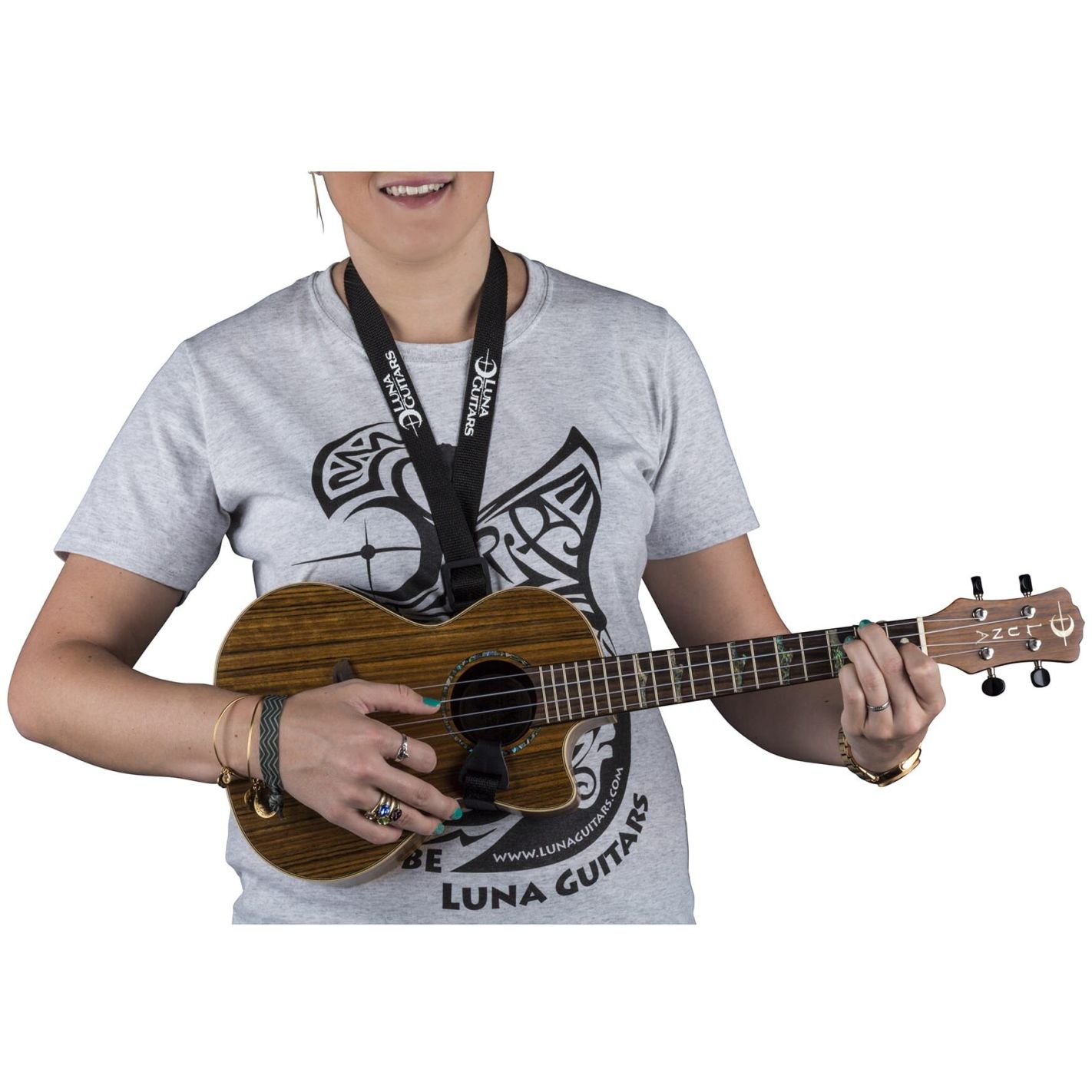 UKELELE STRAP UK1 BLACK