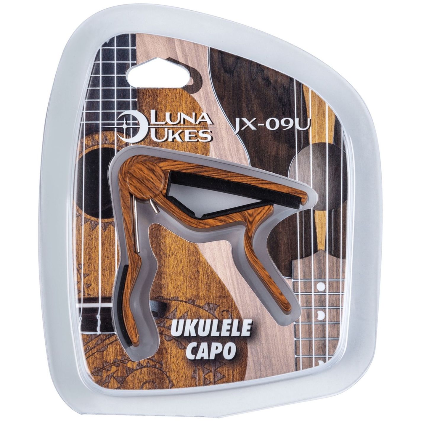 UKELELE CAPO WOOD FINISH