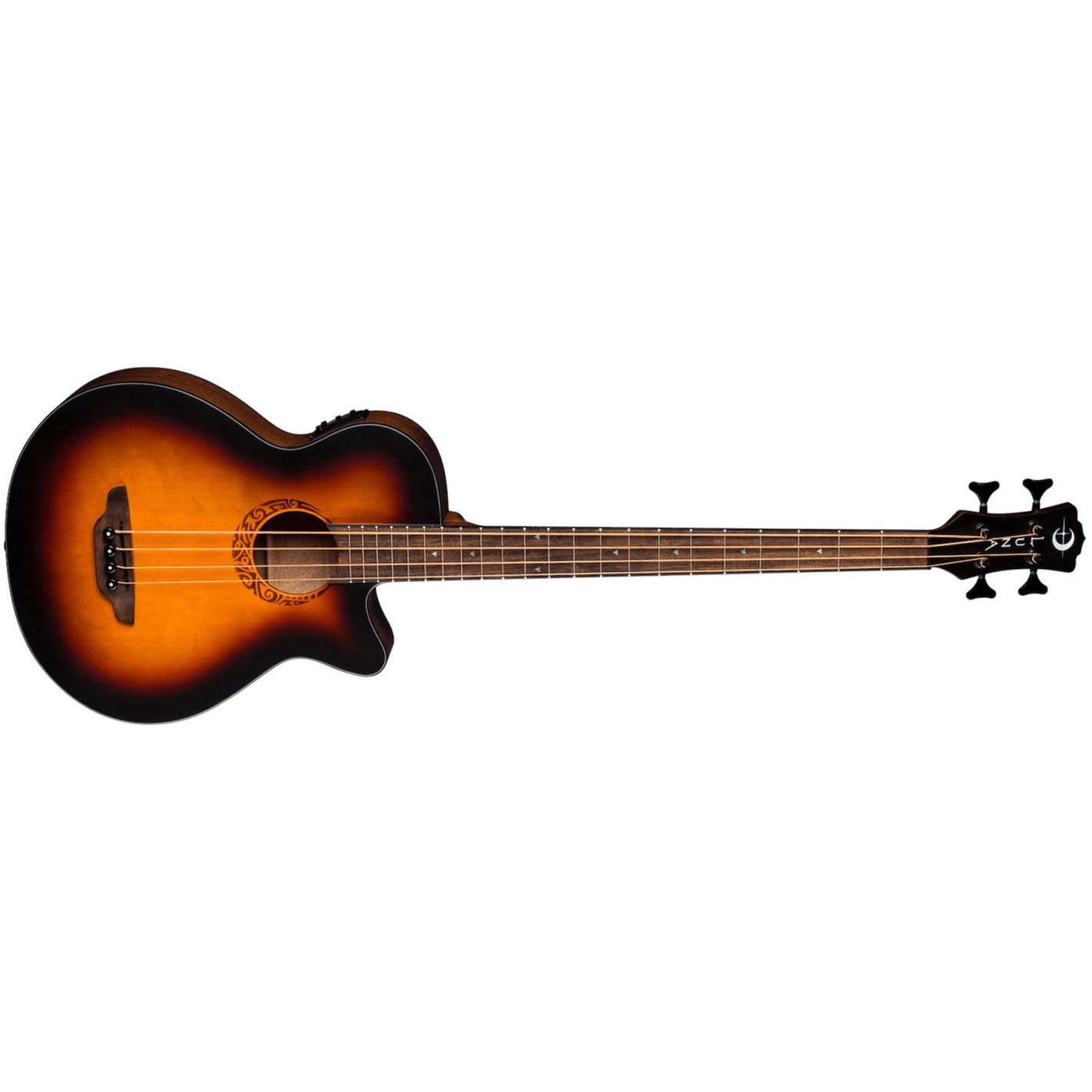 TRIBAL A-E BASS 34 IN SCALE TOBACCO SUNBURST