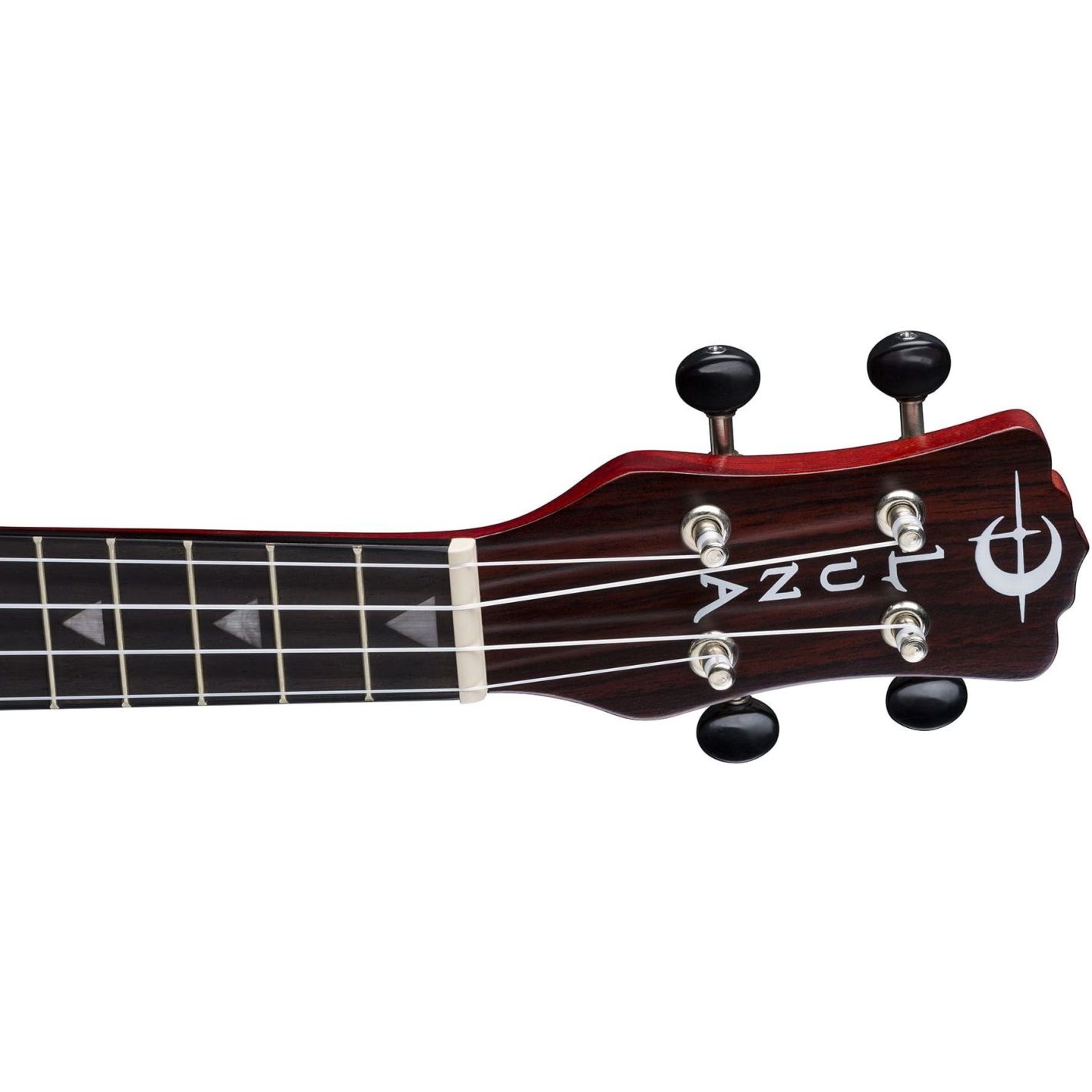 UKE VINTAGE MAHOGANY SOPRANO RED SATIN