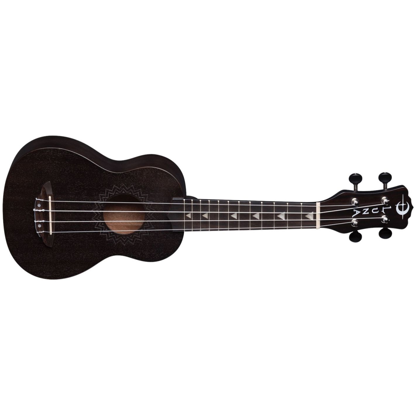 UKE VINTAGE MAHOGANY SOPRANO BLACK SATIN