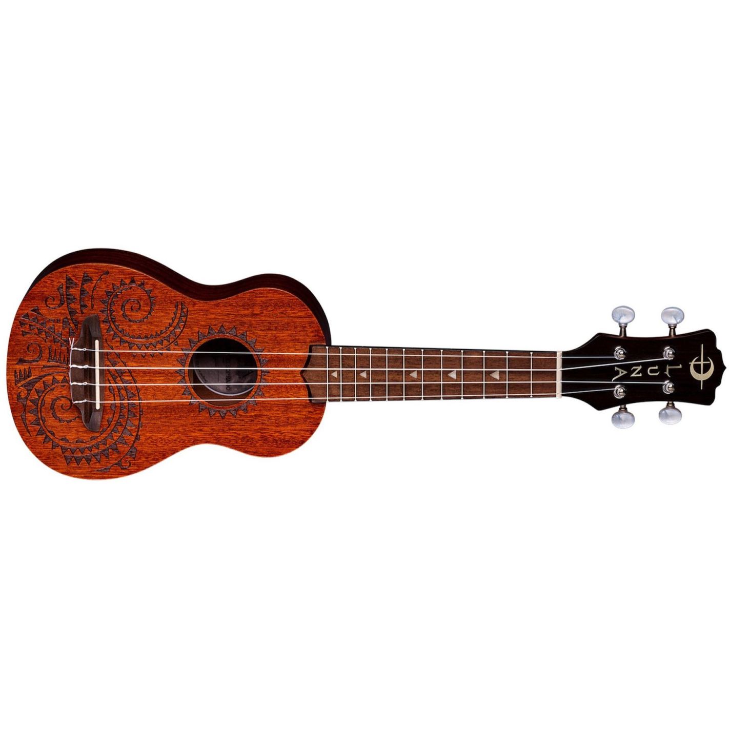 UKE TATTOO MAHOGANY SOPRANO W-GIGBAG