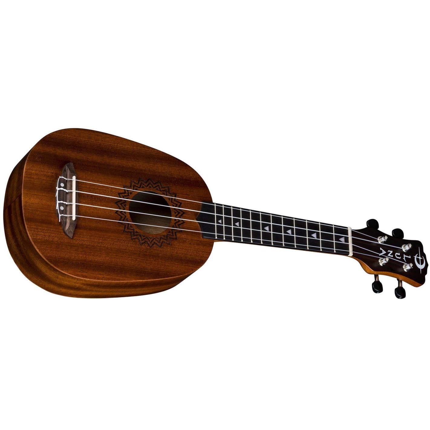 UKE VINTAGE MAHOGANY PINEAPPLE