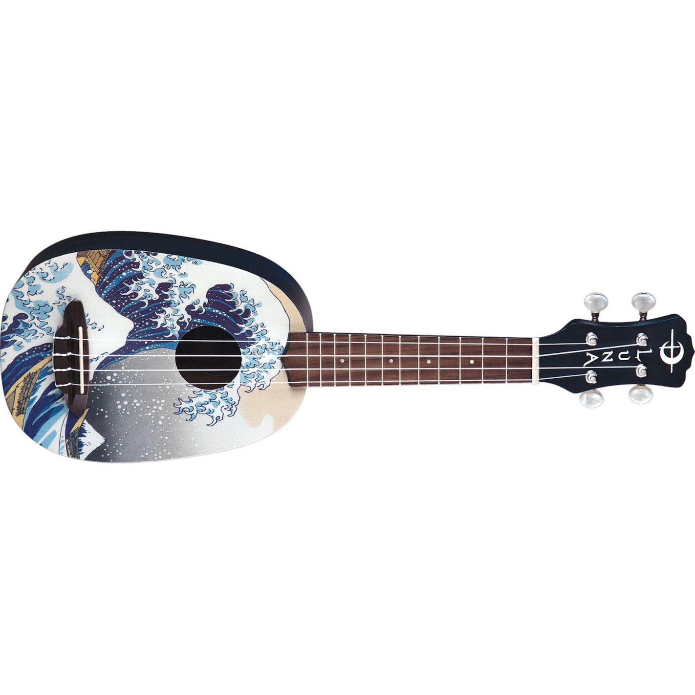 UKE GREAT WAVE PINEAPPLE W-GIGBAG