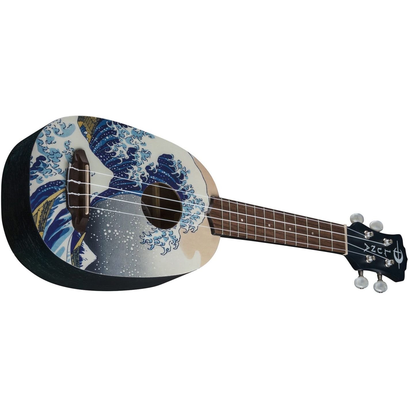 UKE GREAT WAVE PINEAPPLE W-GIGBAG