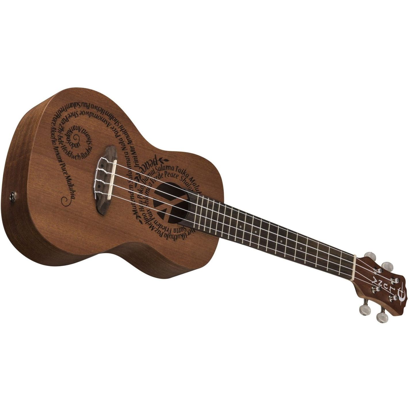 UKE MALUHIA PEACE CONCERT W-PREAMP AND GIGBAG