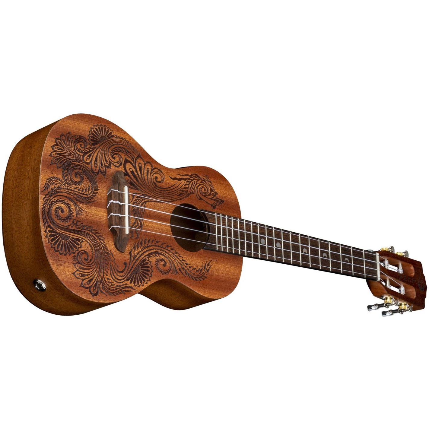 UKE HENNA DRAGON MAHOGANY CONC W-PRE AND BAG