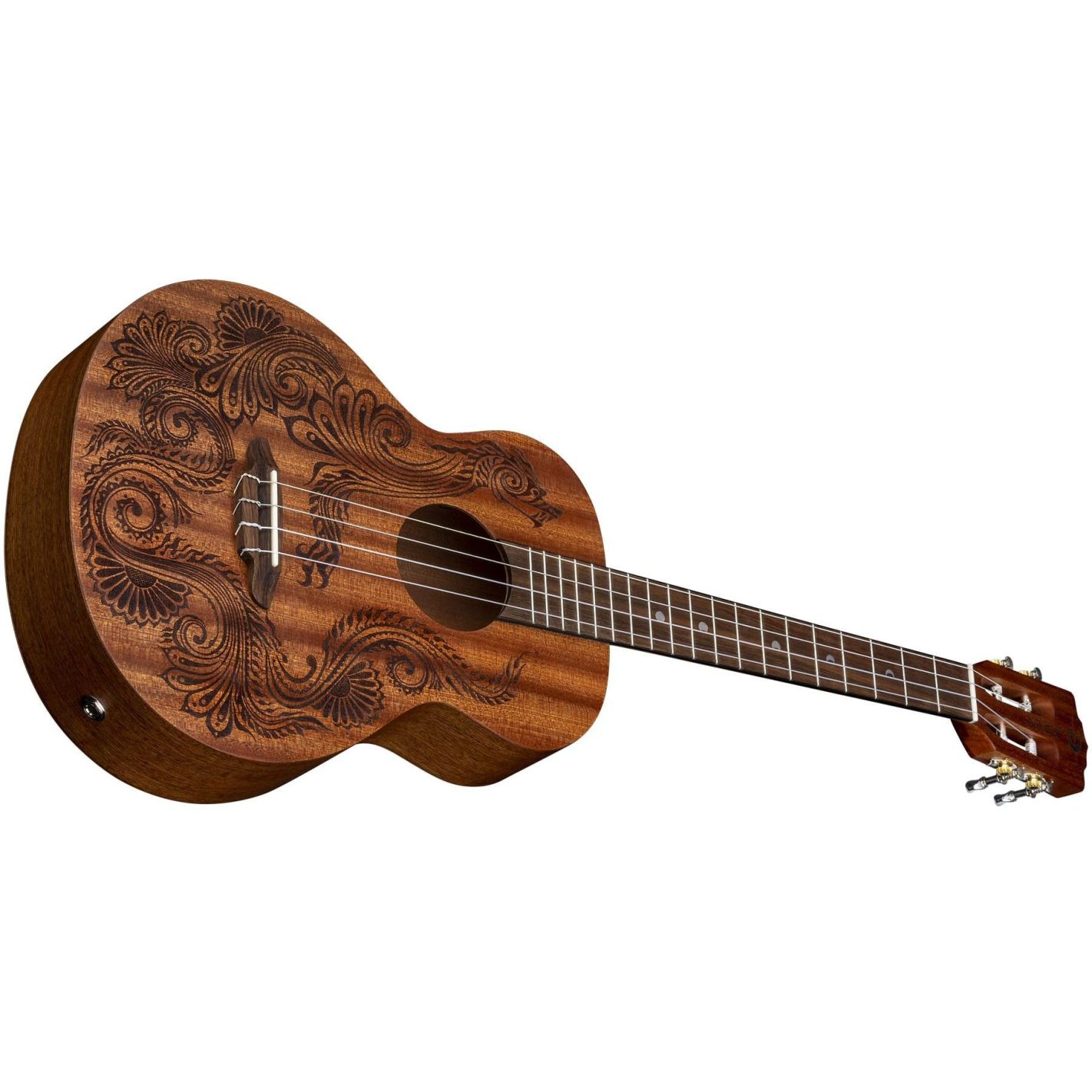 UKE HENNA DRAGON MAHOGANY BARITONE W-PRE