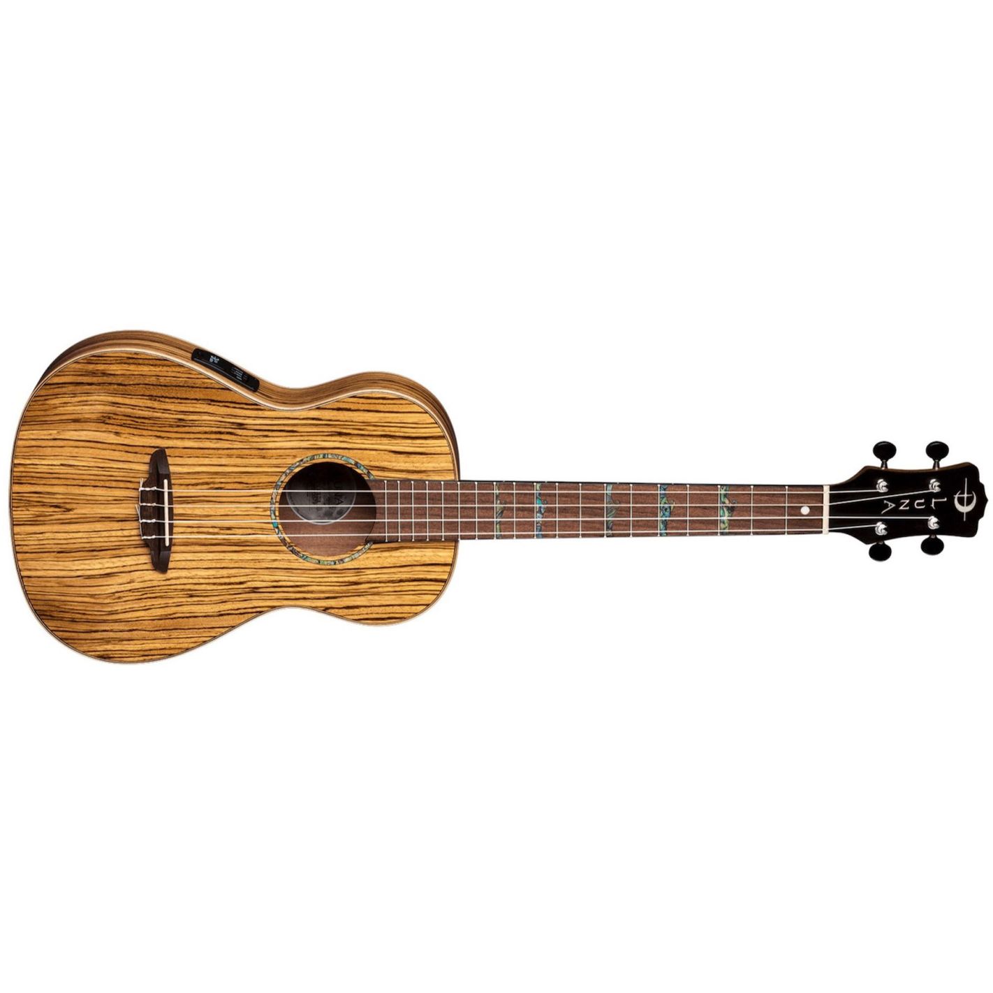 UKE HIGH TIDE ZEBRAWOOD BARITONE W-PREAMP