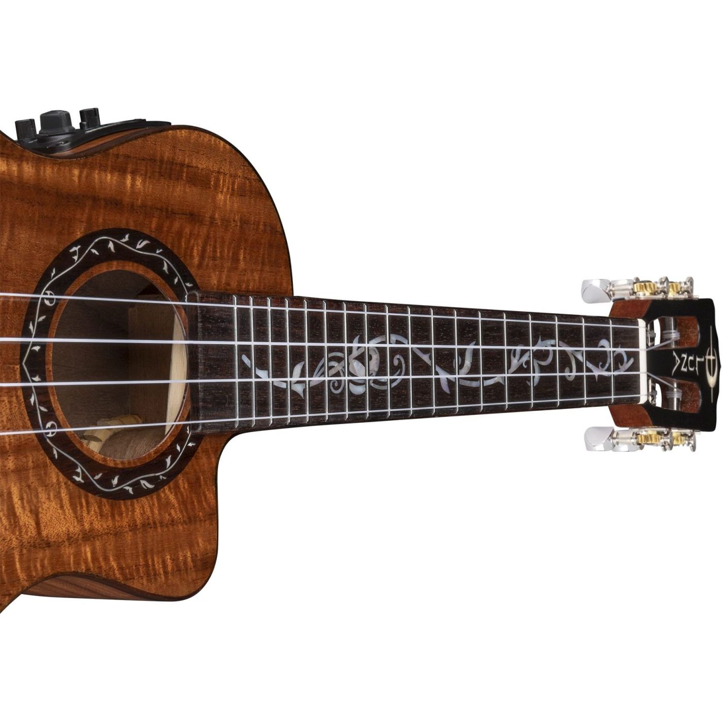 UKE VINEYARD KOA BEVEL CONCERT W-PREAMP