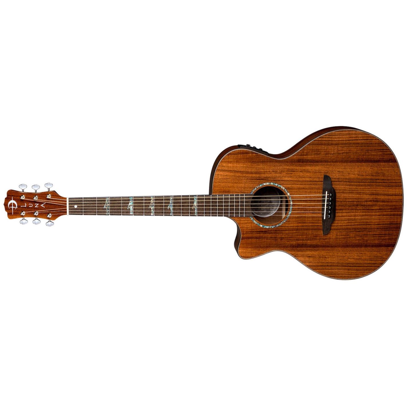 HIGH TIDE KOA GRAND CONCERT CUTAWAY A-E LEFTY