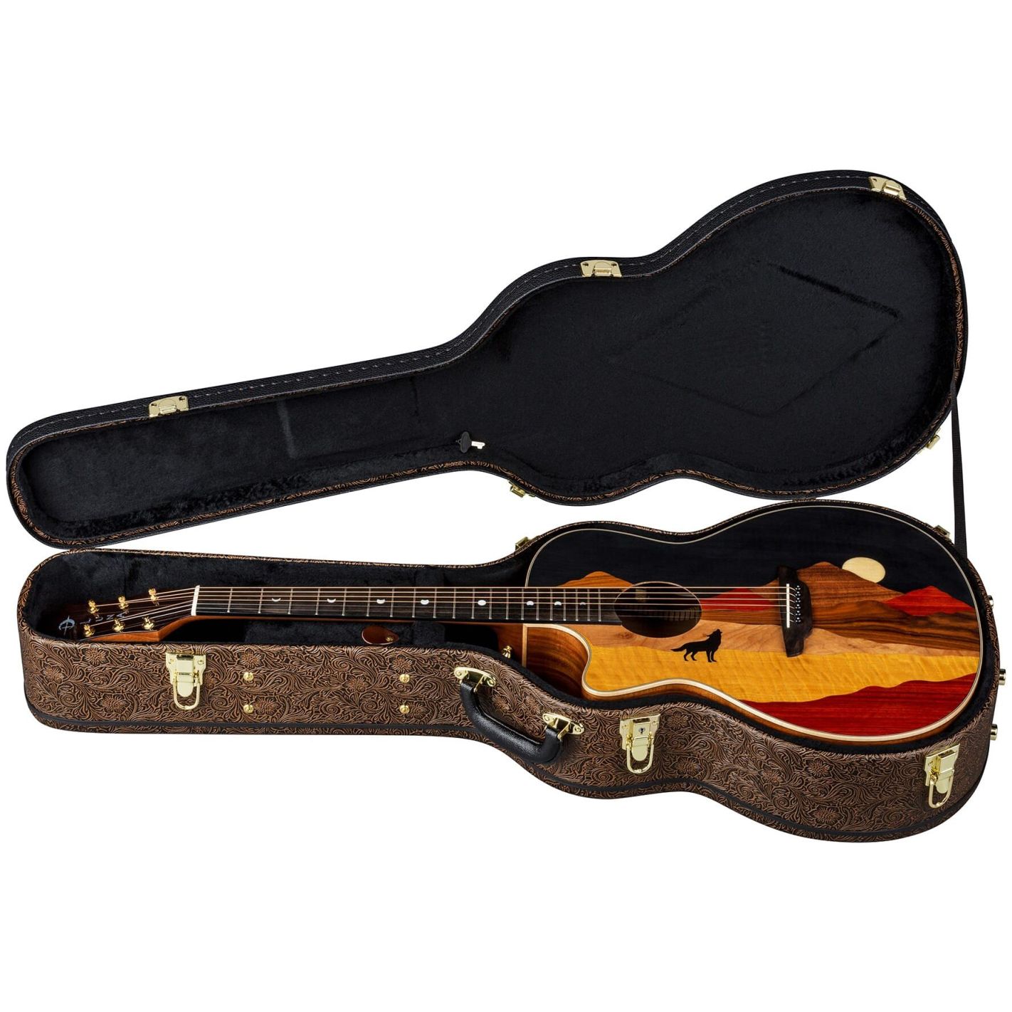 VISTA WOLF TROPICAL WOOD LEFTY W-CASE