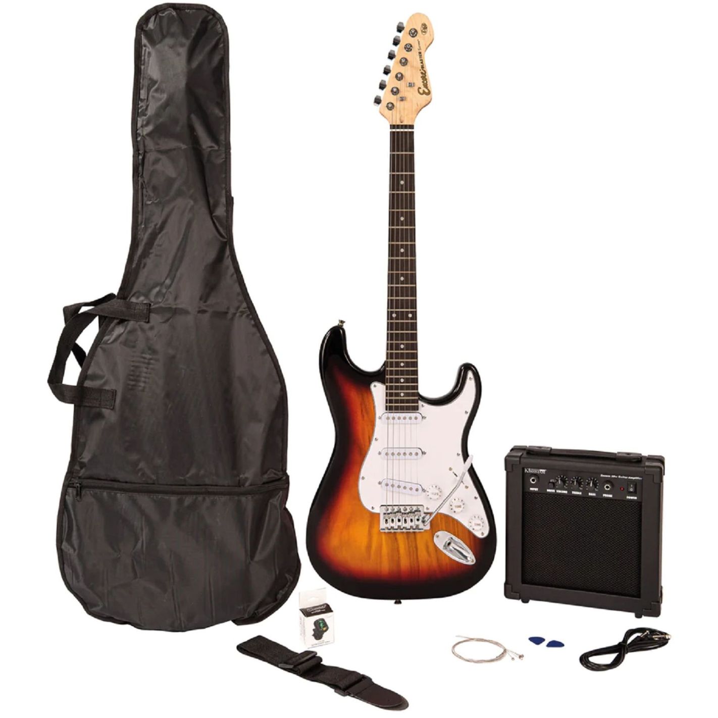 E60 BLASTER ELECTRIC GUITAR PACK SUNBURST