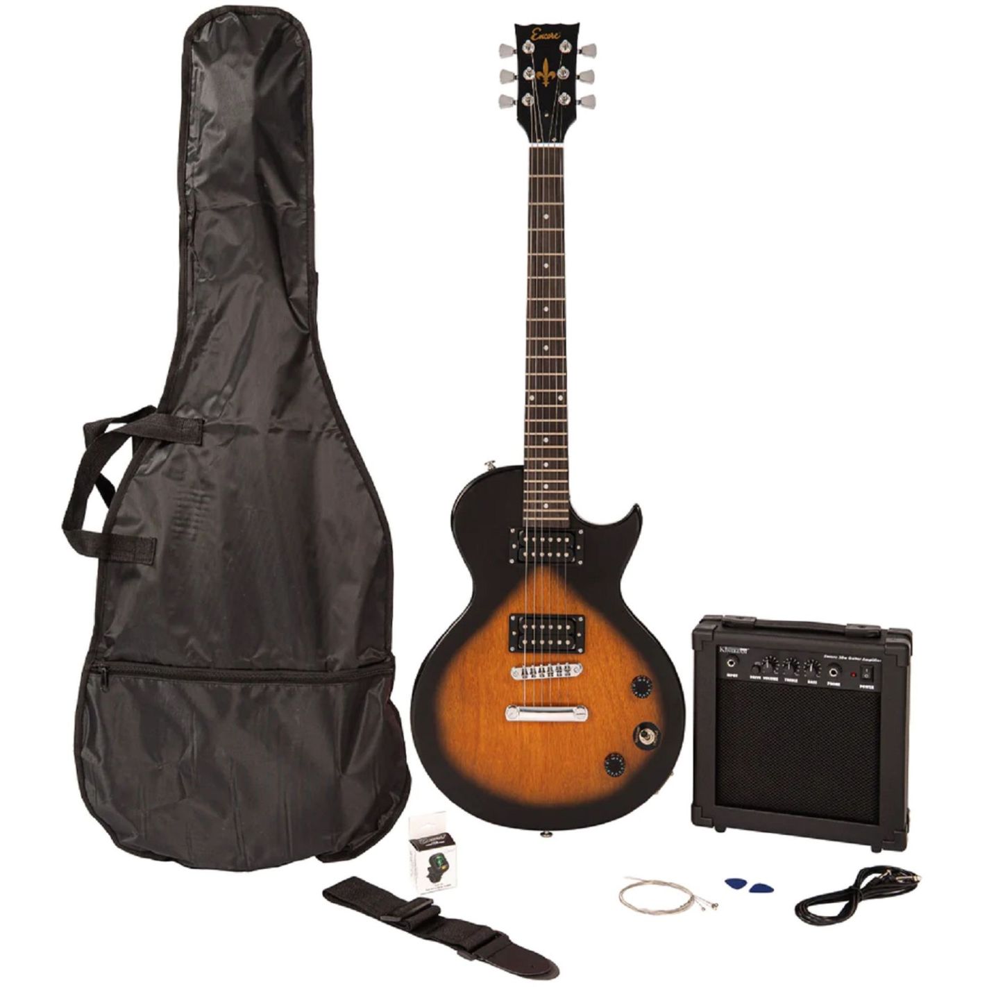 E90 BLASTER ELECTRIC GUITAR PACK TOBACCO SUNBURST