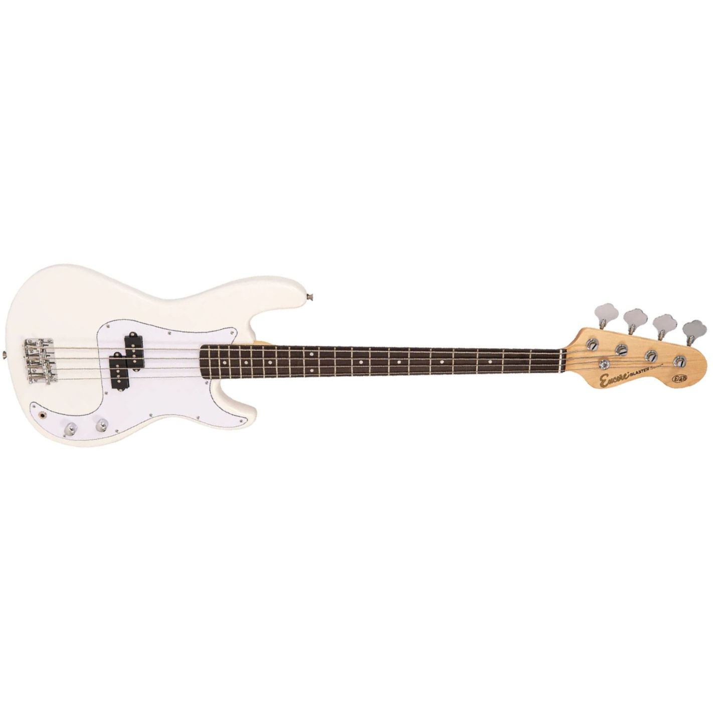 E40 BLASTER BASS GUITAR VINTAGE WHITE