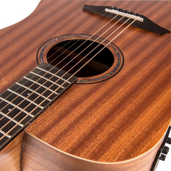 MAHOGANY ELEC DREADNOUGHT GUITAR