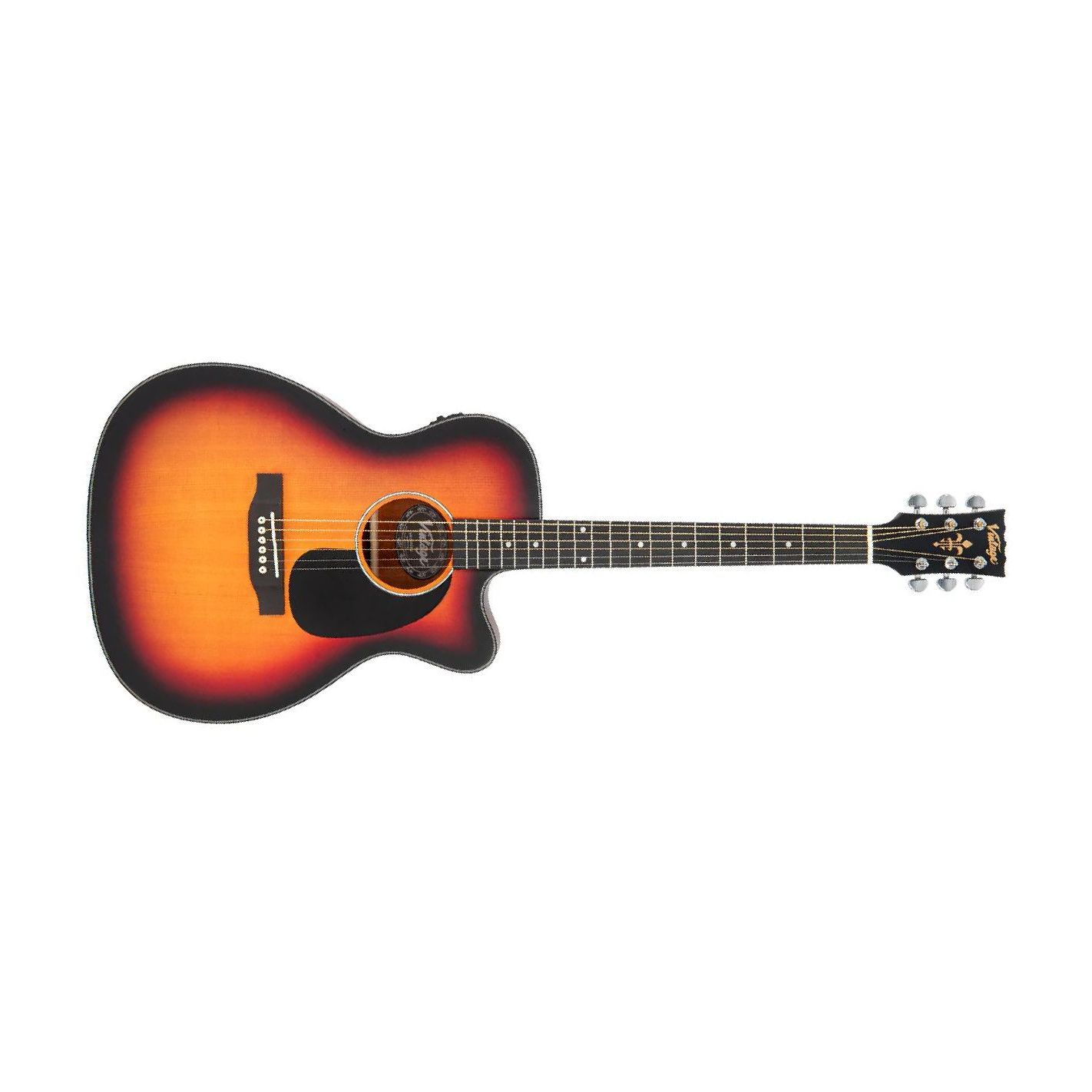 STAGE SERIES FOLK CUTAWAY ELECTRO GUITAR SUNBURST