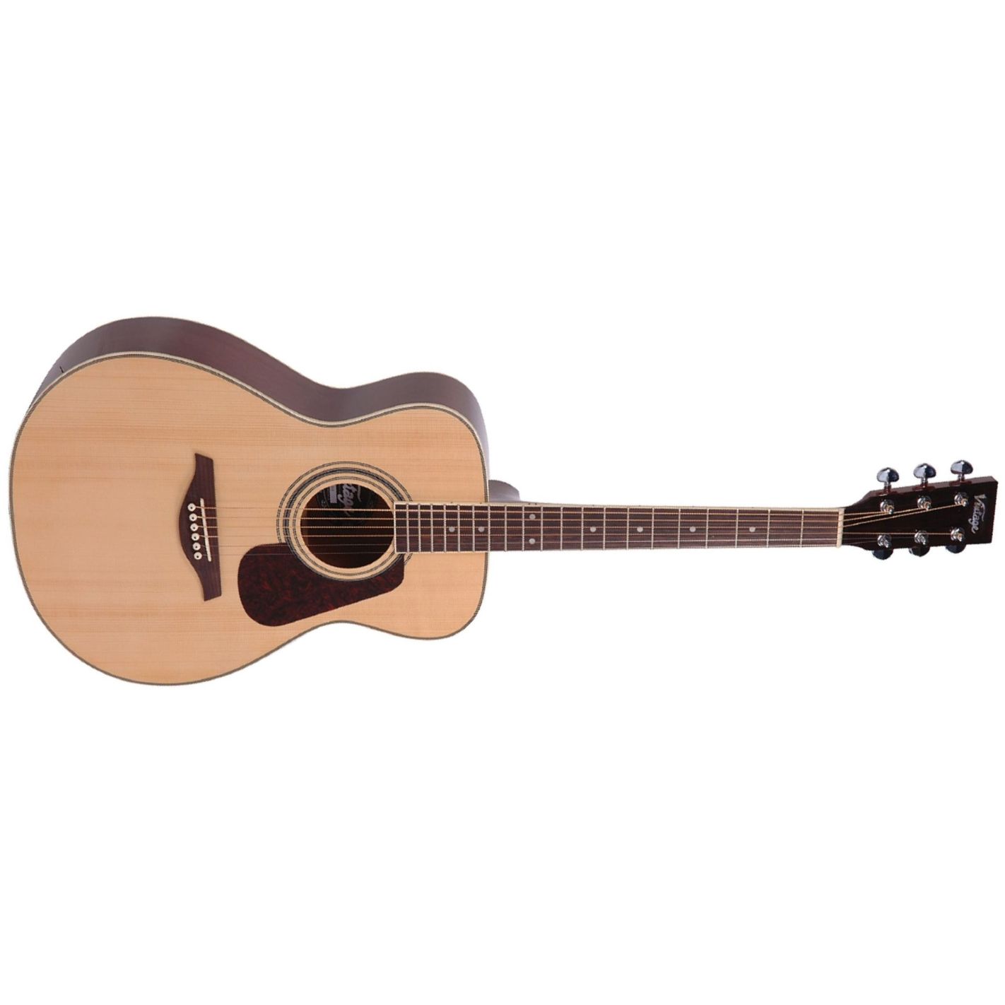 FOLK GUITAR SOLID TOP NATURAL