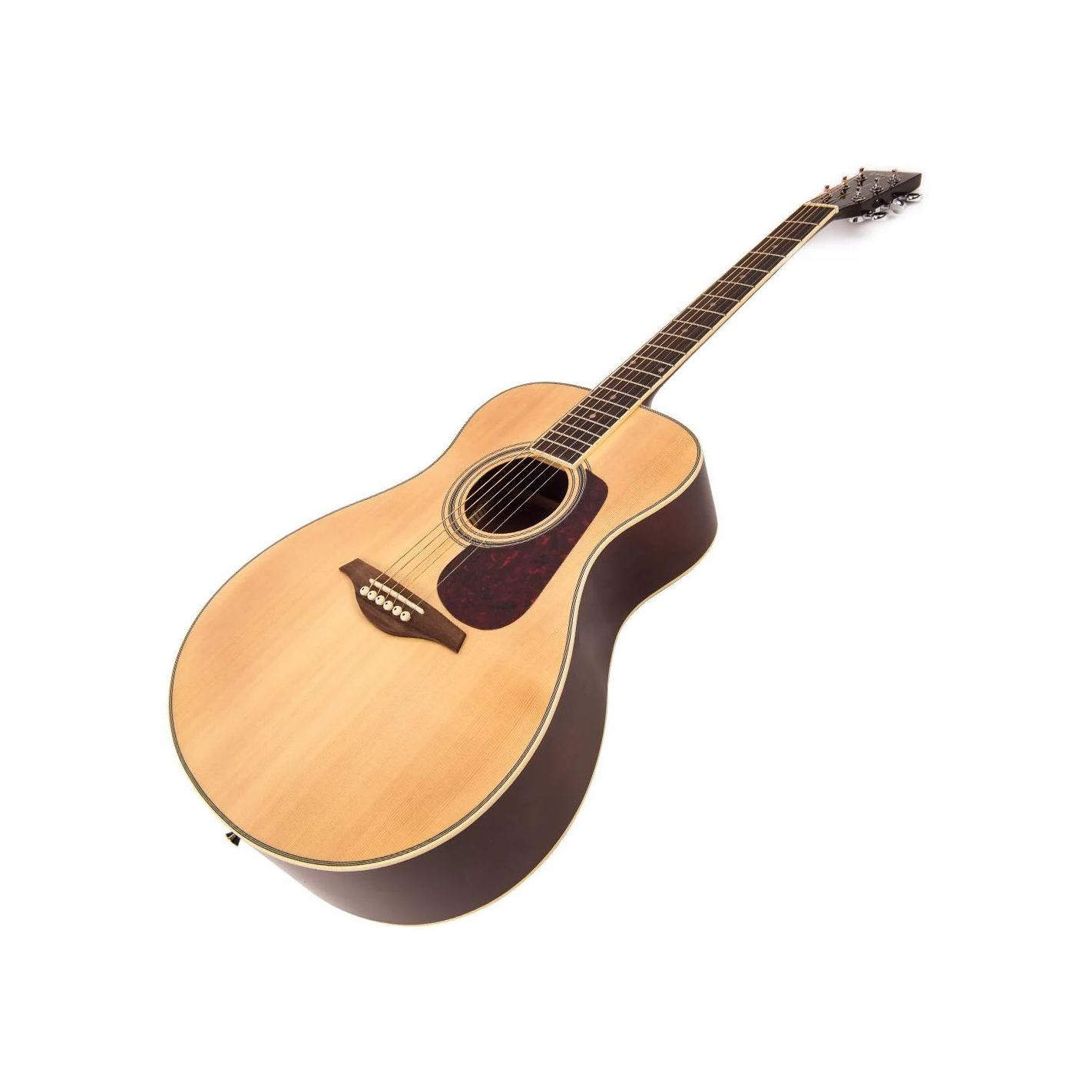 FOLK GUITAR SOLID TOP NATURAL