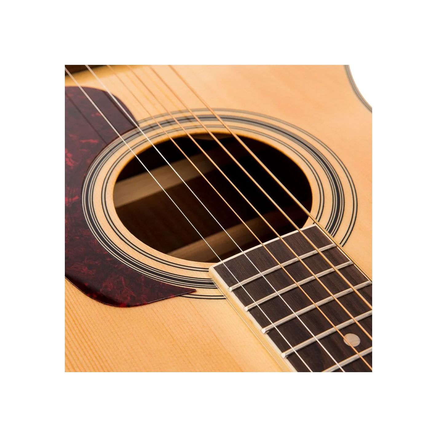 FOLK GUITAR SOLID TOP NATURAL