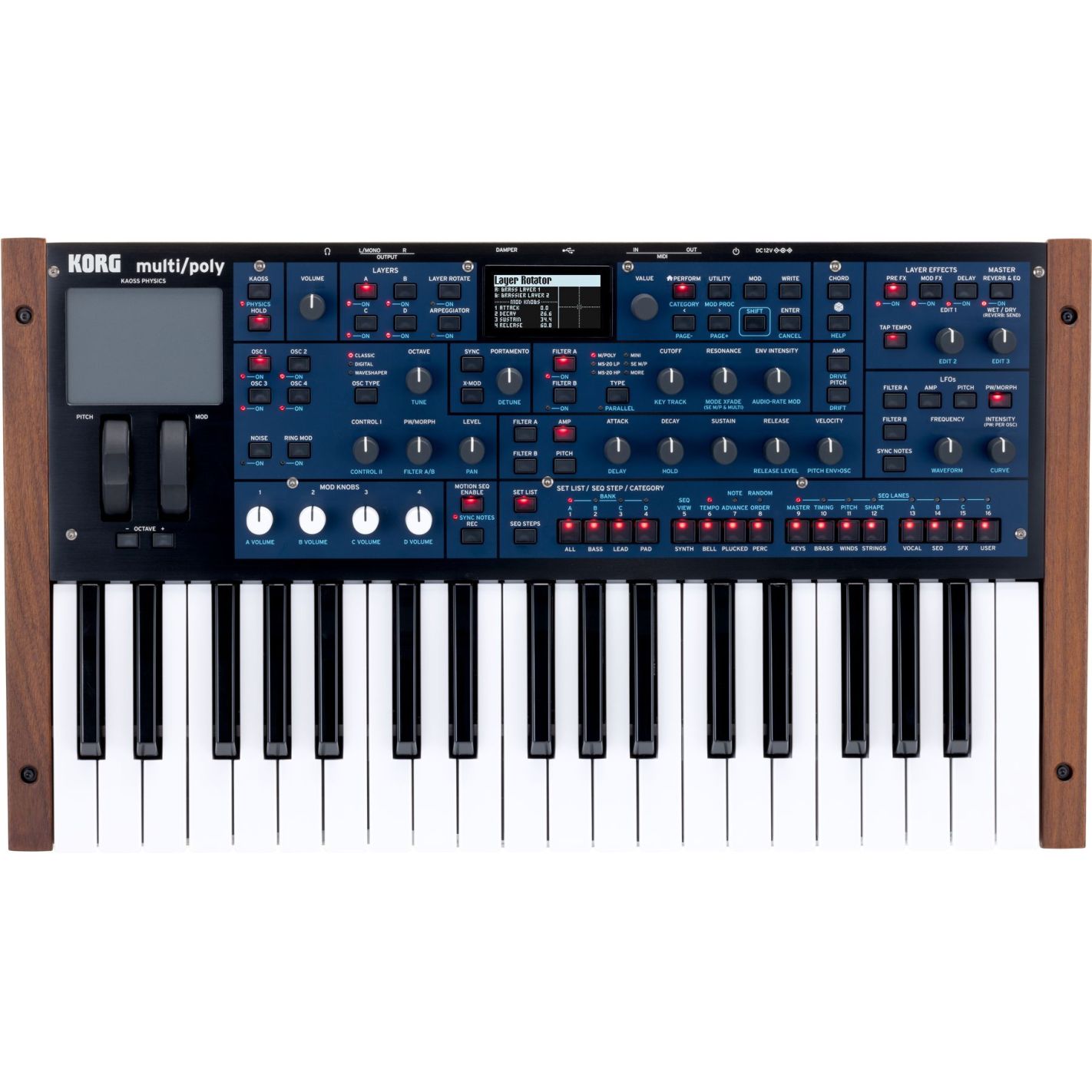 MULTI POLY ANALOG MODELING SYNTHESIZER