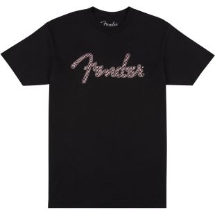 SPAGHETTI LOGO WAVY CHECKER TEE PINK CHECKER M