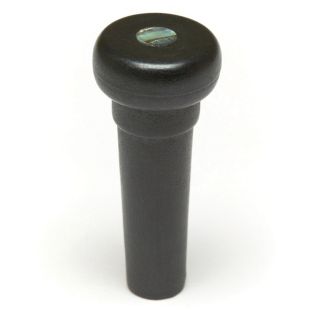 TUSQ END PIN BLACK PAUA DOT