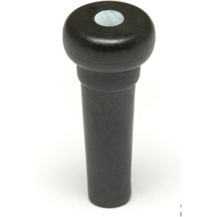 TUSQ END PIN BLACK MOTHER-OF-PEARL DOT
